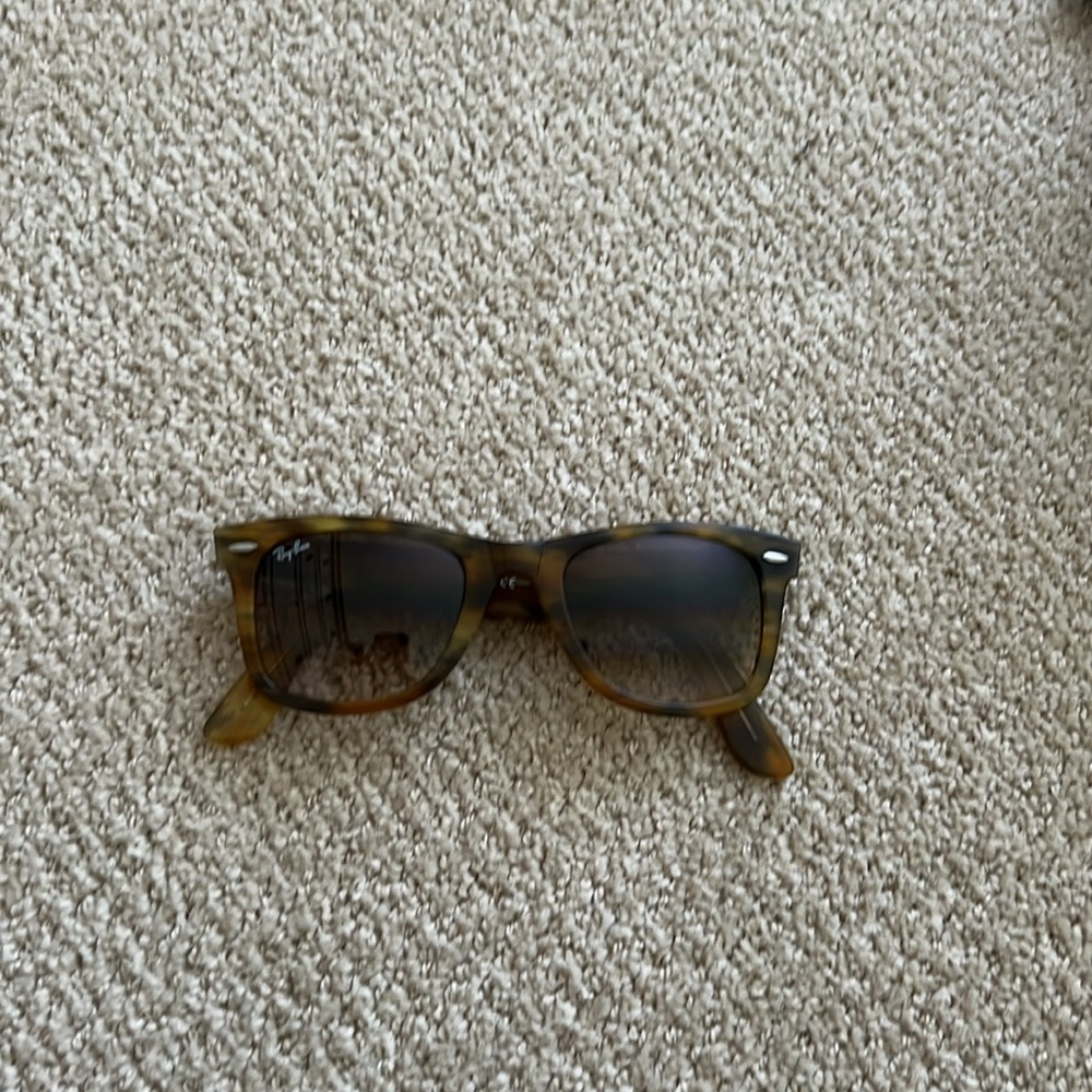 Ray Ban wayfarer patterned sunglasses